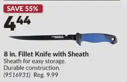 Princess Auto Workshear 8 in. Fillet Knife with Sheath offer