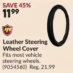 Princess Auto Leather Steering Wheel Cover offer
