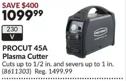 Princess Auto Pro Point Procut 45a plasma cutter offer