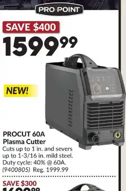 Princess Auto Pro Point Procut 60a plasma cutter offer