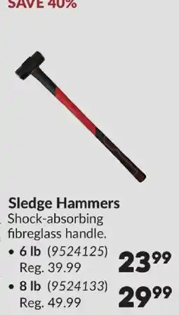 Princess Auto Sledge Hammers offer
