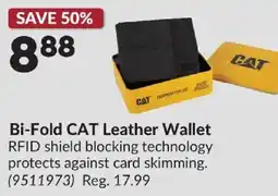 Princess Auto Cat leather wallet offer