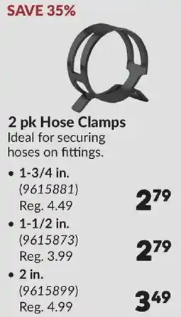 Princess Auto 2 pk Hose Clamps offer