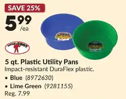 Princess Auto Little Giant plastic utility pans offer