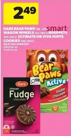 Real Canadian Superstore Dare Bear Paws Active Double Chocolate offer