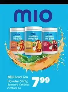 Real Canadian Superstore Mio iced tea the glace offer
