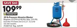 Princess Auto Powerfist 20 lb Pressure Abrasive Blaster offer