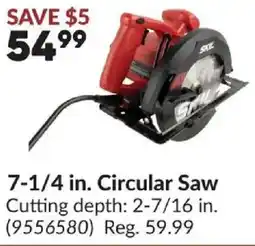 Princess Auto Skil 7-1/4 in. Circular Saw offer
