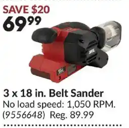 Princess Auto Skil 3 x 18 in. Belt Sander offer