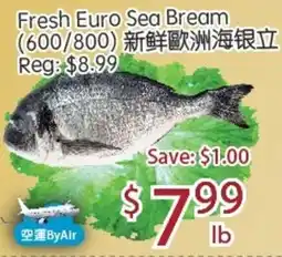 Sunny Food Mart Fresh Euro Sea Bream offer