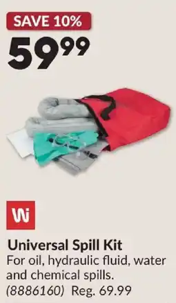 Princess Auto Wi Universal Spill Kit offer