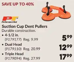 Princess Auto Performance Tool Suction Cup Dent Pullers offer