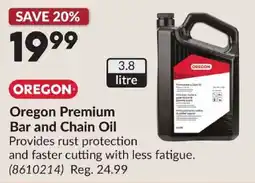 Princess Auto Oregon premium bar and chain oil offer