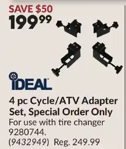 Princess Auto Ideal 4 pc Cycle/atv Adapter Set offer