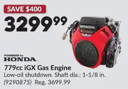 Princess Auto Honda 779cc iGX Gas Engine offer