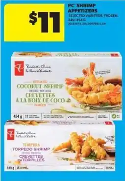 Real Canadian Superstore PC Shrimp Appetizers offer