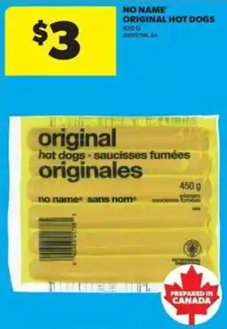Real Canadian Superstore No Name original hot dogs offer