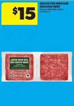 Real Canadian Superstore Grass Fed Medium Ground Beef offer
