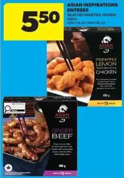Real Canadian Superstore Asian inspirations entrées offer
