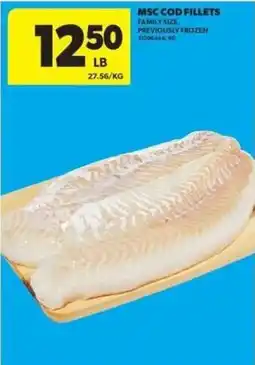Real Canadian Superstore MSC Cod Fillets offer