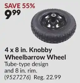 Princess Auto Knobby Wheelbarrow Wheel offer