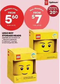 Real Canadian Superstore lego storage heads offer