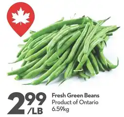 Longo's Fresh Green Beans offer