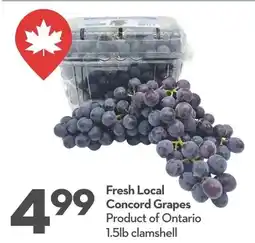 Longo's Concord Grapes offer