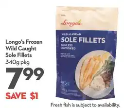 Longo's Longo's sole fillets offer