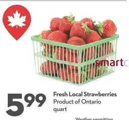 Longo's Fresh Local Strawberries offer