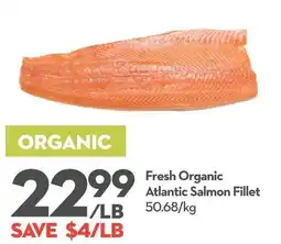 Longo's Organic Atlantic Salmon Fillet offer