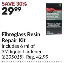 Princess Auto Bondo Fibreglass Resin Repair Kit offer