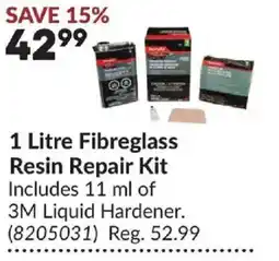 Princess Auto 3M Fibreglass Resin Repair Kit offer
