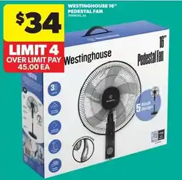 Real Canadian Superstore Westinghouse 16" pedestal fan offer