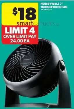 Real Canadian Superstore Honeywell 7" Turbo Force Fan offer