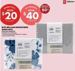 Real Canadian Superstore M by millano microfibre sheet sets offer