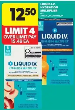 Real Canadian Superstore Liquid I.V. hydration multiplier offer
