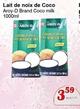 Marche C&T Aroy-d coco milk offer