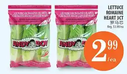 Al Premium Food Mart Andy boy lettuce romaine heart 3ct offer