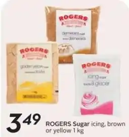 Safeway rogers sugar icing, brown or yellow offer
