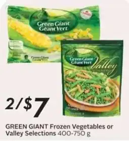 Safeway Green Giant Frozen Vegetables or Valley Selections offer