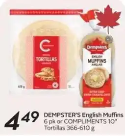 Safeway Dempster's English Muffins offer