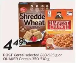 Safeway Post cereal selected offer