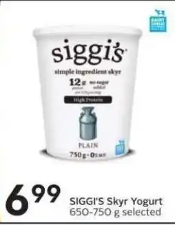 Safeway Siggis skyr yogurt offer