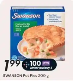 Safeway Swanson Pot Pies offer
