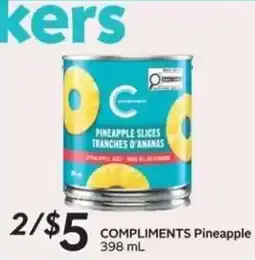 Safeway Compliments Pineapple offer