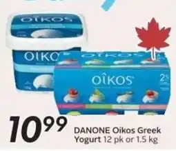 Safeway Danone Oikos Greek Yogurt offer