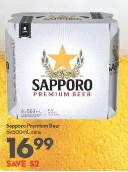 Longo's Sapporo premium beer offer