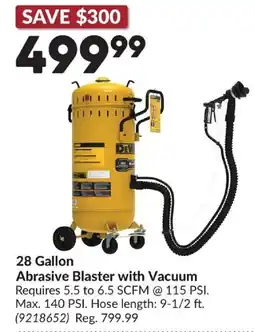 Princess Auto DeWalt 28 Gallon Abrasive Blaster with Vacuum offer