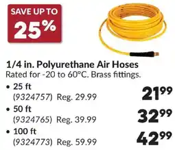 Princess Auto Polyurethane Air Hoses offer